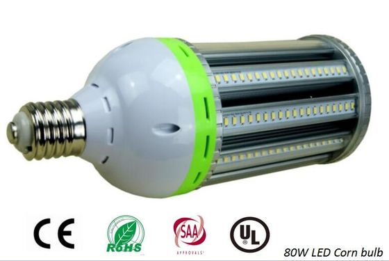 چین 80W E40 Led Corn Light، 360 درجه لامپ لامپ ذرت هیدرولیک آلومینیومی دو تابه تامین کننده