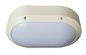 Wall Mounted Oval IP65 White Bulkhead Outdoor Light 10w 800 Lumen High Brightness تامین کننده